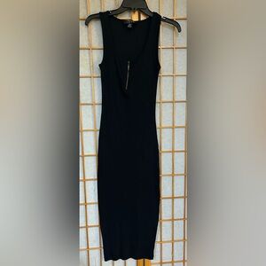 amisu black dress mini Amisu Women's Black Polyester Round